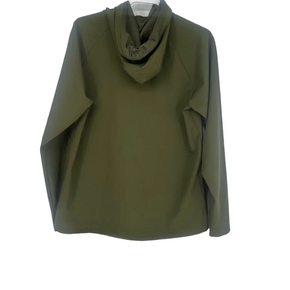 🫒 Under Armour Sportstyle Elite 4-Way Stretch Jacket Olive S 🫒 - Picture 3 of 8